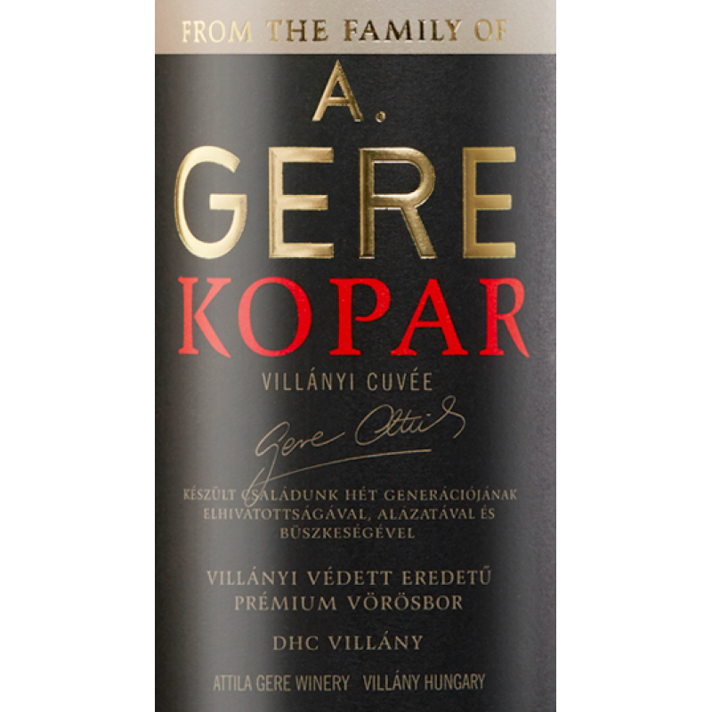 Gere Attila Kopar Cuvee